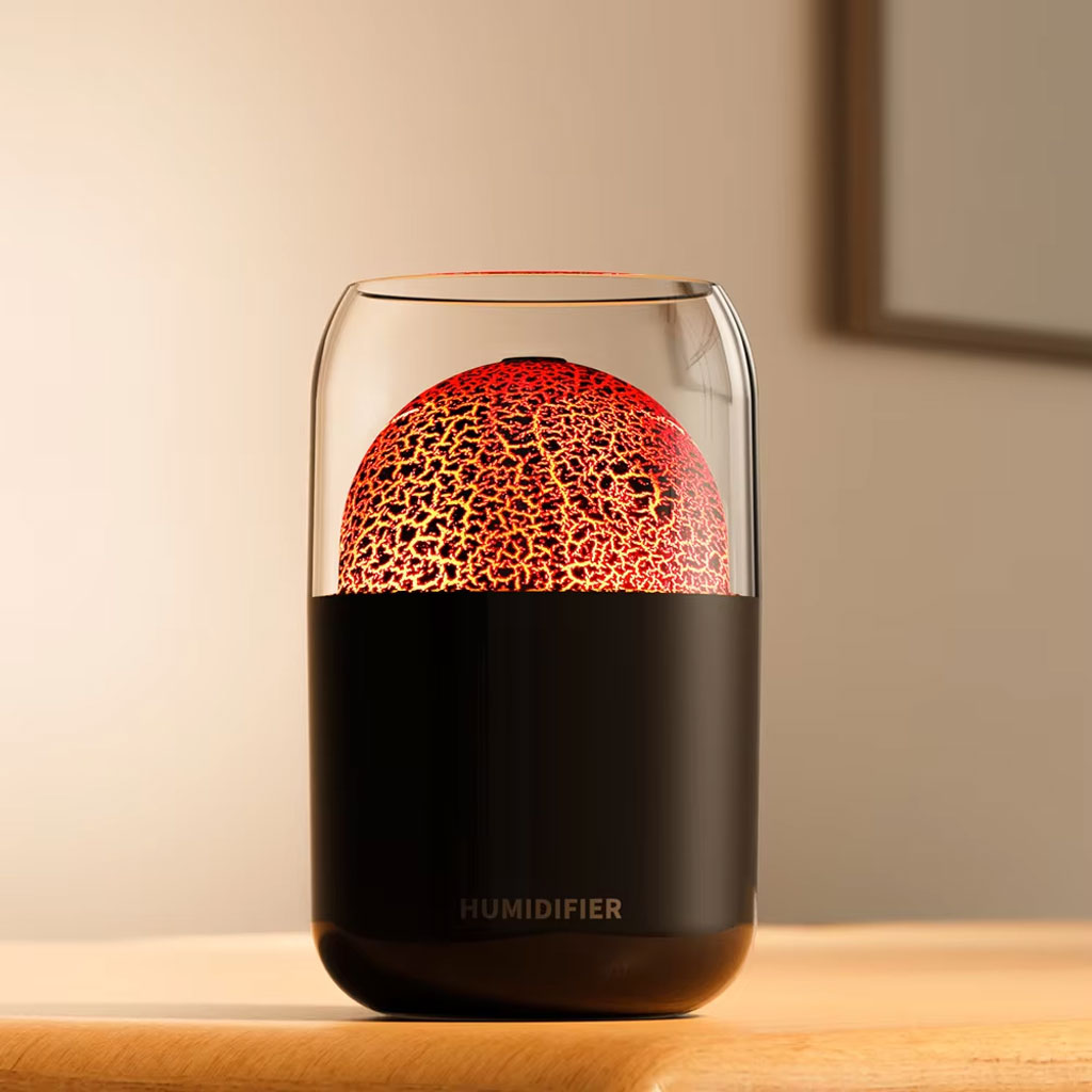 Diffuseur d’arômes Effet Volcan Lumineux 300ML - الصورة 5