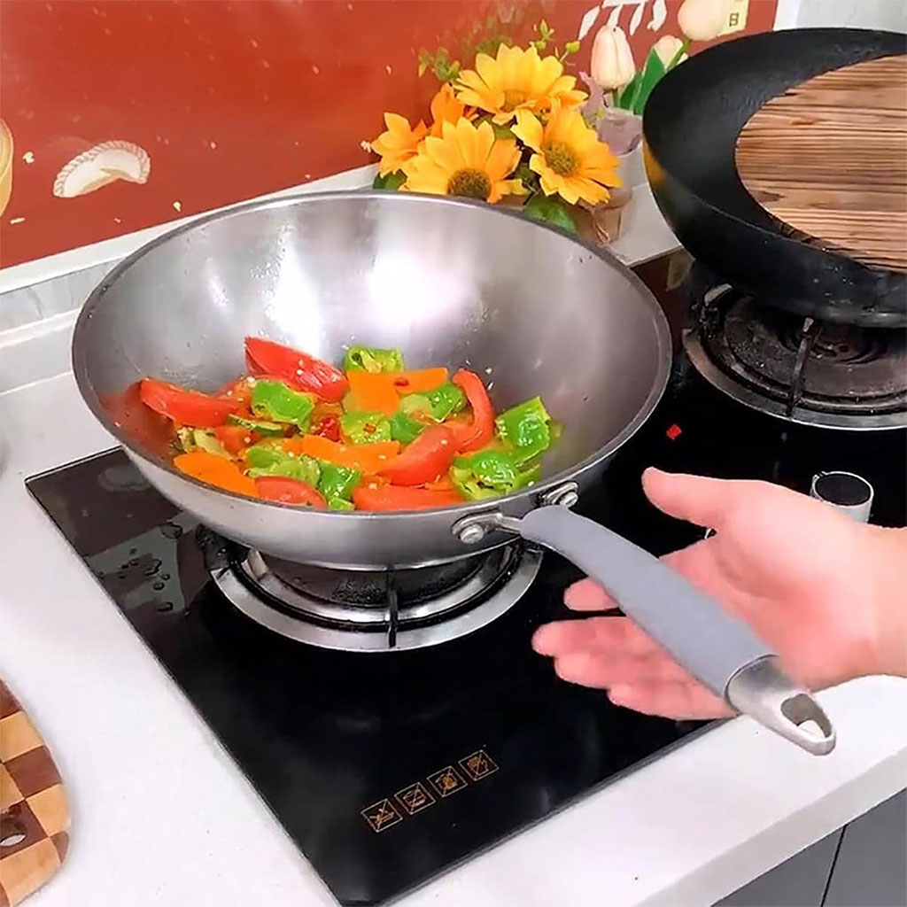Couvercle de poignée de casserole 3PCS en silicone résistant à la chaleur – غطاء مقبض المقلاة مضاد للحرارة - الصورة 5