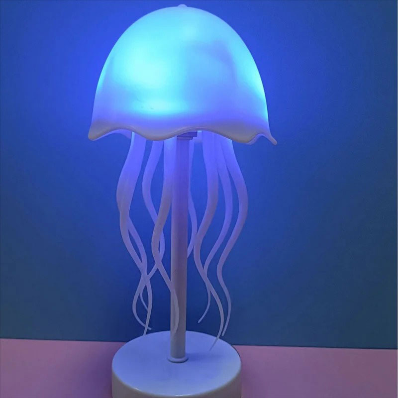 Lampe méduse RVB rechargeable avec capteur tactile et pieds dansants – مصباح ديكور على شكل قنديل - الصورة 4