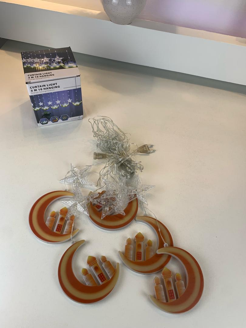 Guirlande LED Décorative Ramadan et Eid 3m 10pcs – مصابيح رمضان والعيد - الصورة 3