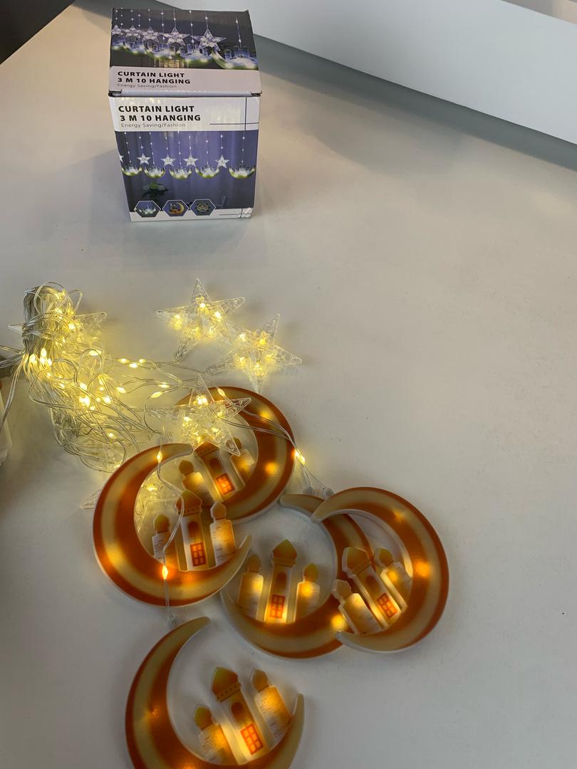 Guirlande LED Décorative Ramadan et Eid 3m 10pcs – مصابيح رمضان والعيد - الصورة 2