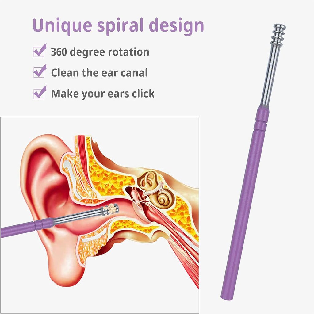 طقم إزالة شمع الأذن مكون من 6 قطع - الصورة 6