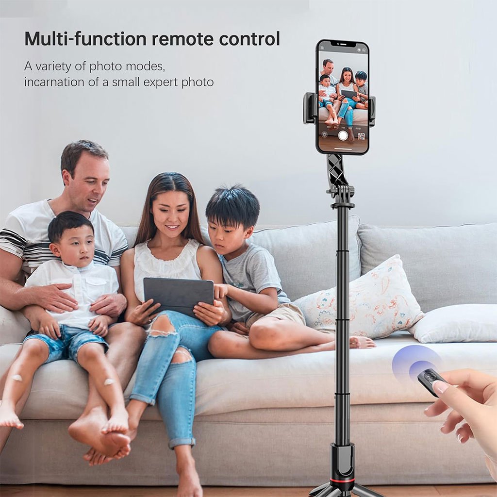 عصا سيلفي وحامل ثلاثي القوائم بذراع تلسكوبي L19 31 - الصورة 6