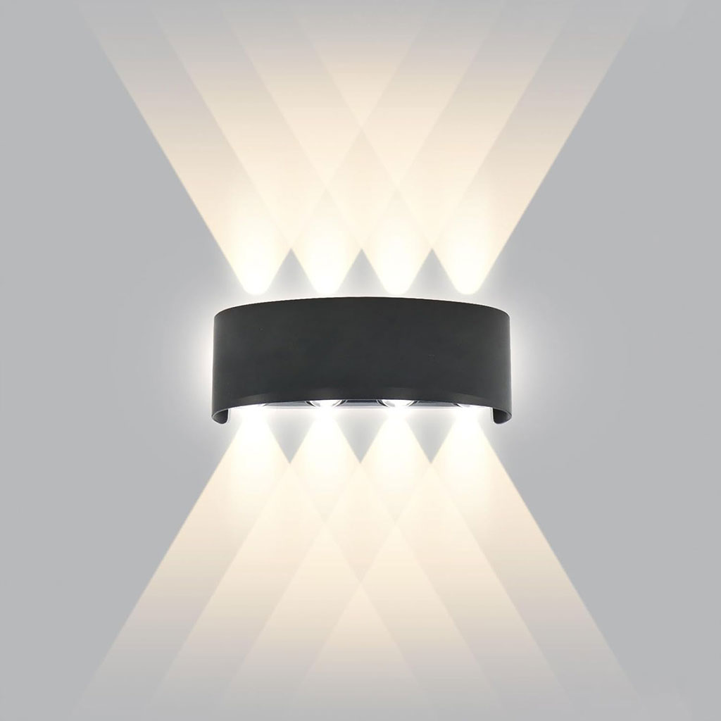 Applique Murale LED 8W D’Éclairage Extérieur 4 Lampes en PP - الصورة 6
