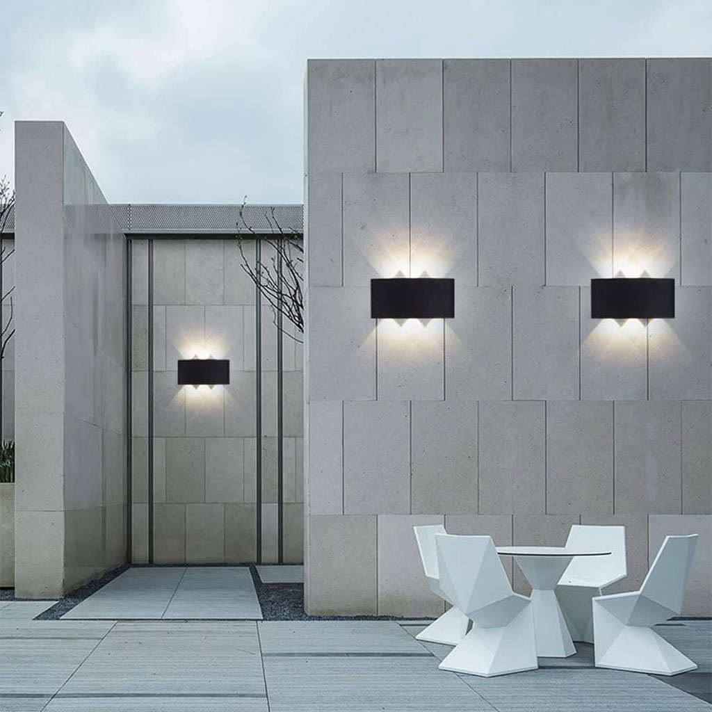 Applique Murale LED 8W D’Éclairage Extérieur 4 Lampes en PP - الصورة 8