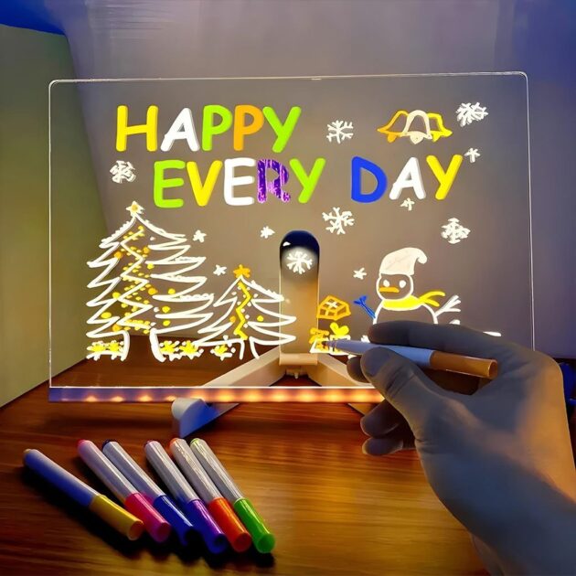 لوحة مذكرات مضيئة بتقنية...