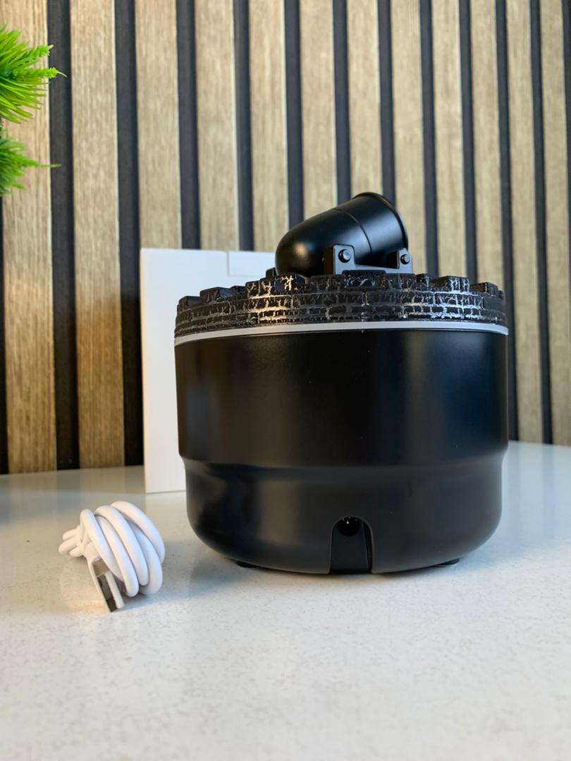 Humidificateur d’arôme à canon avec lumières LED colorées – معطر جو يضفي ديكور رائع في منزلك - الصورة 2