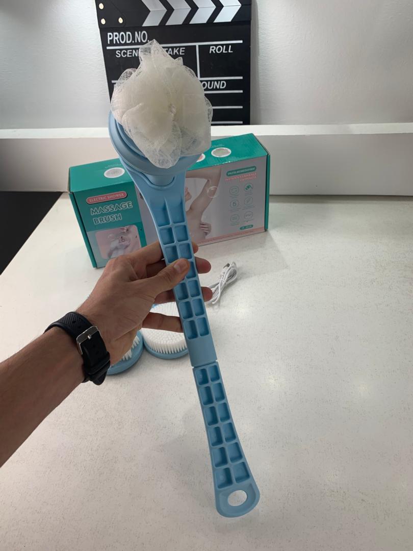 Brosse Rotative Électrique Rechargeable pour le Corps et la Douche – فرشاة تنظيف الجسم مقاومة للماء - الصورة 2