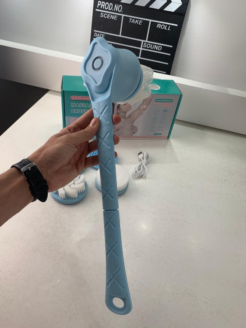 Brosse Rotative Électrique Rechargeable pour le Corps et la Douche – فرشاة تنظيف الجسم مقاومة للماء - الصورة 3
