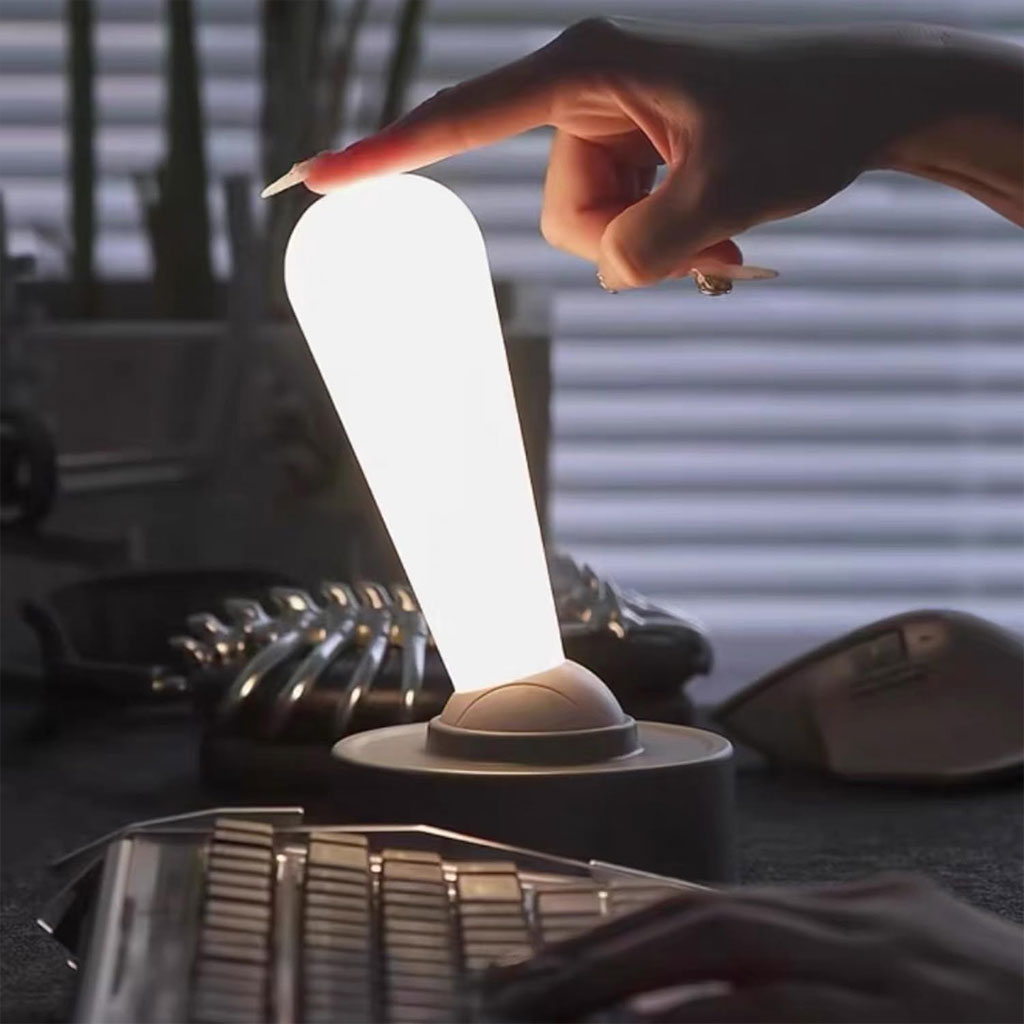 Veilleuse LED à Levier avec Interrupteur à bascule Rechargeable – مصباح غرف نوم قابل للشحن - الصورة 5