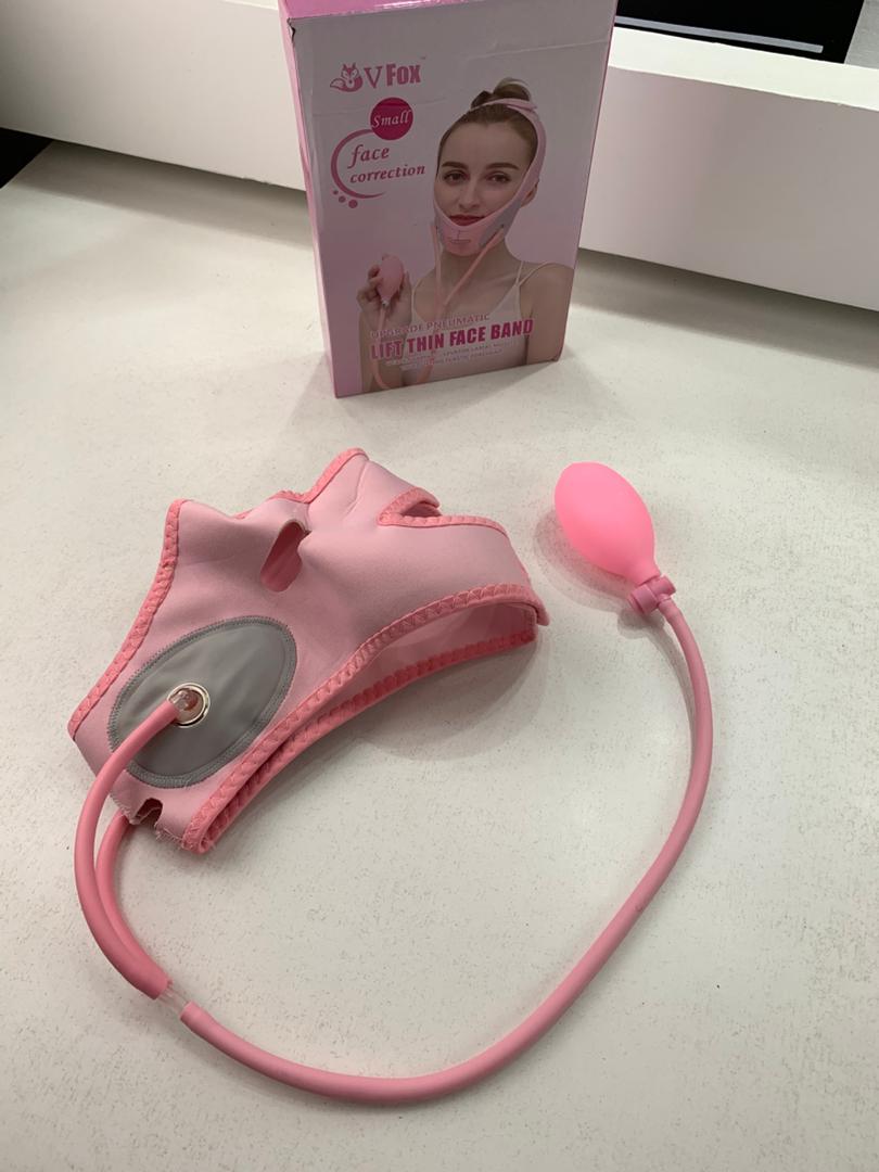 Ceinture amincissante pour visage pour réduire le double menton – قناع شد الوجه - الصورة 2