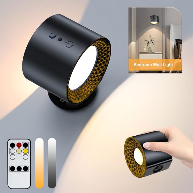 مصباح جداري مزدوج الرأس...