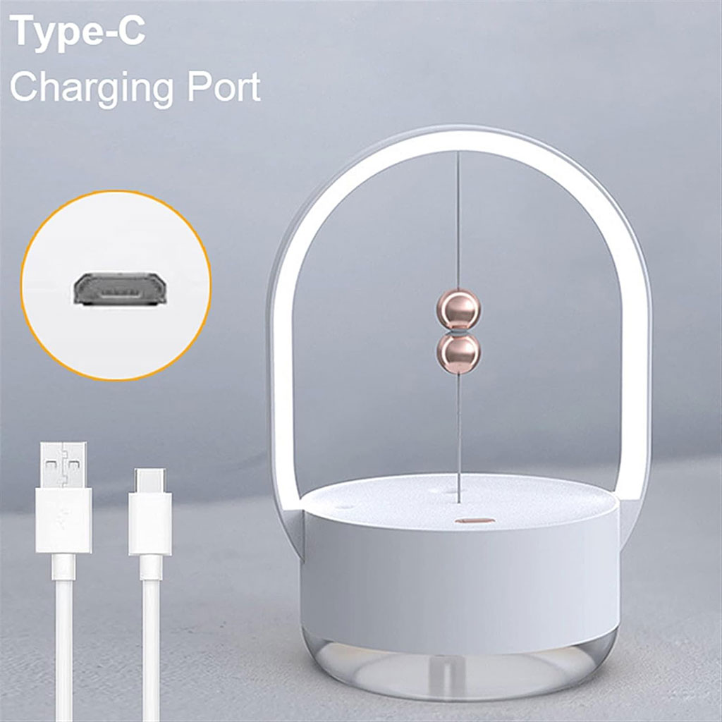 Humidificateur à brume de 350 ml portatifs avec veilleuse rechargeable USB – معطر جو مع مصباح 2في1 - الصورة 4