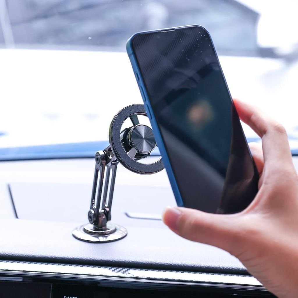 حامل هاتف مغناطيسي للسيارة يدور 360 درجة - الصورة 4