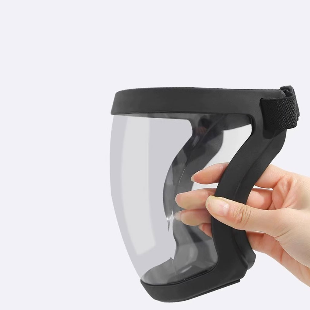 Masque facial intégral HD transparent, super protecteur anti-buée et respirant - الصورة 2