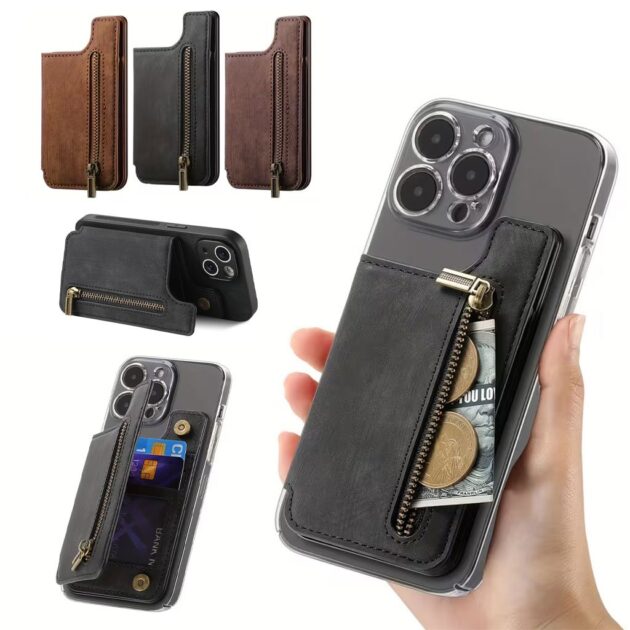 جراب محفظة بسحاب للهاتف...