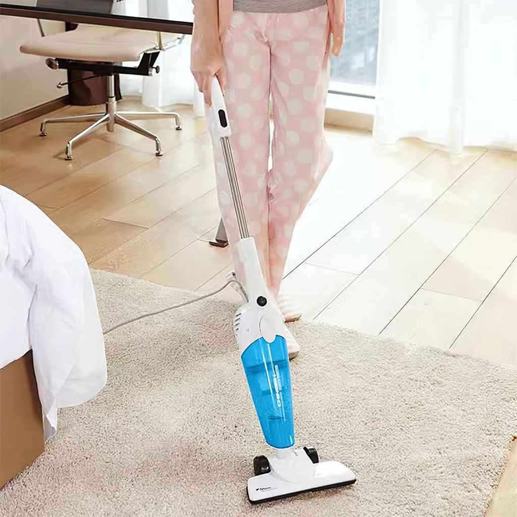 Balai Aspirateur Multismart 500W/14Kpa 2en1avec Filtre de Haute efficacité et 9 Têtes de Rechange – مكنسة كهربائية منزلية بعدة رؤوس - الصورة 6