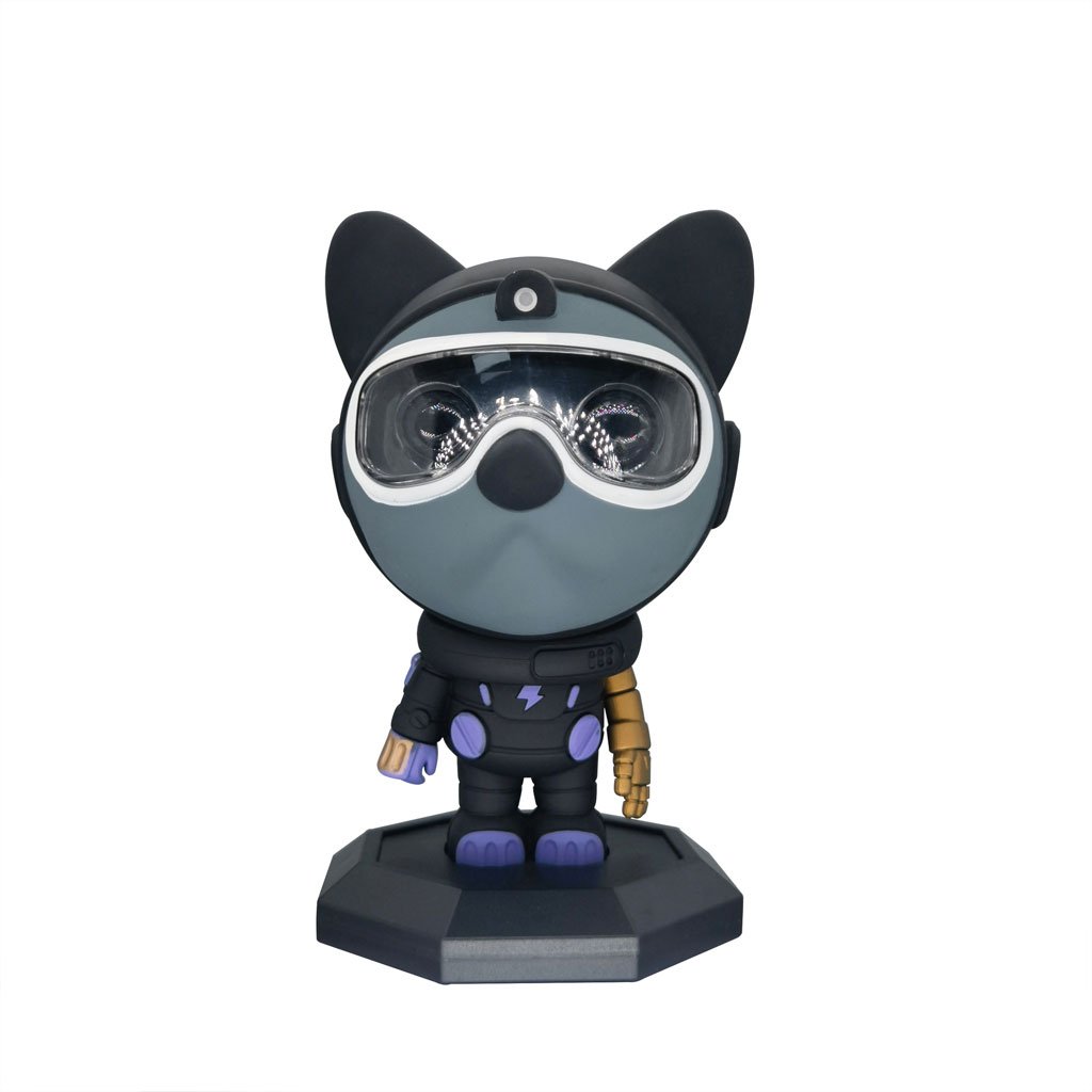 مصباح عرض رائد فضاء على شكل كلب ثور - الصورة 3