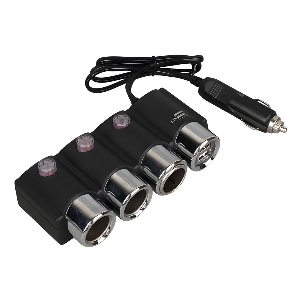 وصلة ولاعة سجائر أصلية من أوليسون مزودة بمنفذي شحن - الصورة 5