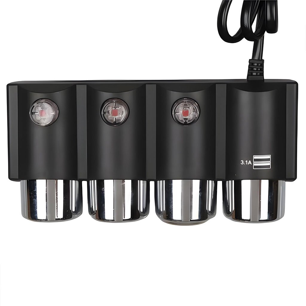 وصلة ولاعة سجائر أصلية من أوليسون مزودة بمنفذي شحن - الصورة 3