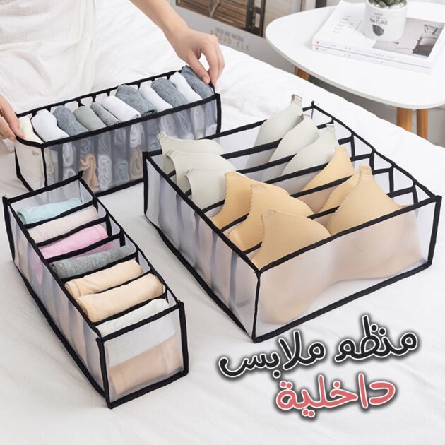 منظم ملابس داخلية شفاف...