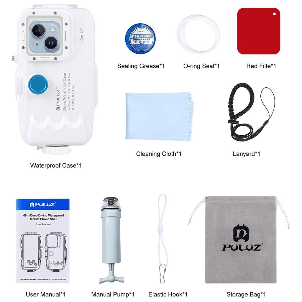 جراب غوص مقاوم للماء من حتى عمق 40 مترًا - الصورة 3