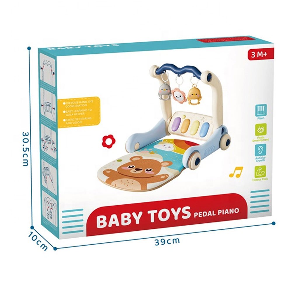 سجادة لعب ومشاية 3 في 1 مع بيانو - الصورة 3