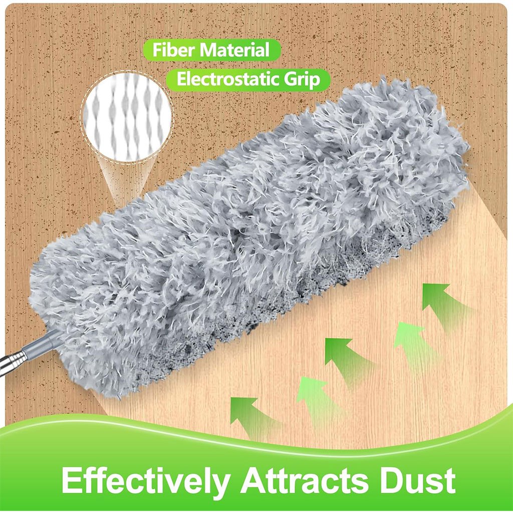 منفضة غبار تلسكوبية قابلة للغسل مصنوعة من الألياف - الصورة 3