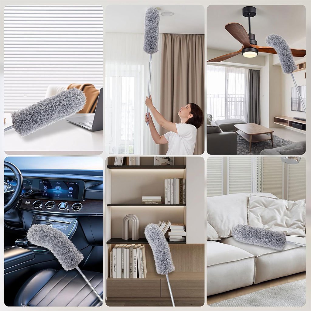 منفضة غبار تلسكوبية قابلة للغسل مصنوعة من الألياف - الصورة 7