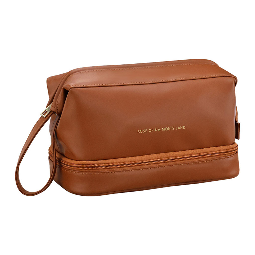 Trousse Maquillage et Pinceaux Imperméable à Double Couche - الصورة 3