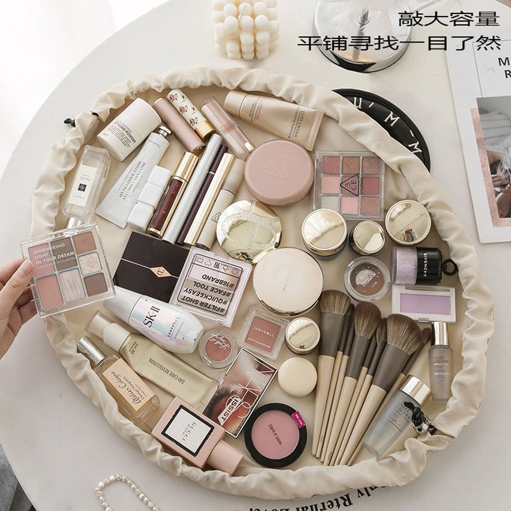 حقيبة سفر كبيرة الحجم مقاومة للماء لمستحضرات التجميل - الصورة 5