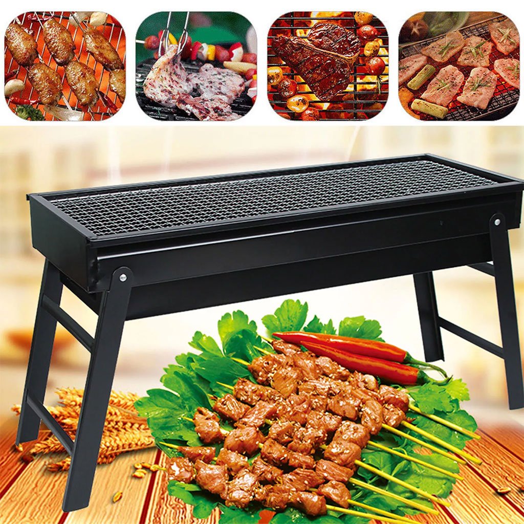 شواية قابلة للطي ومحمولة من الفولاذ المقاوم للصدأ - الصورة 3