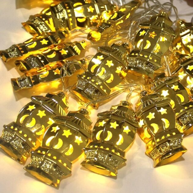 أضواء سلسلة بتصميم إسلامي