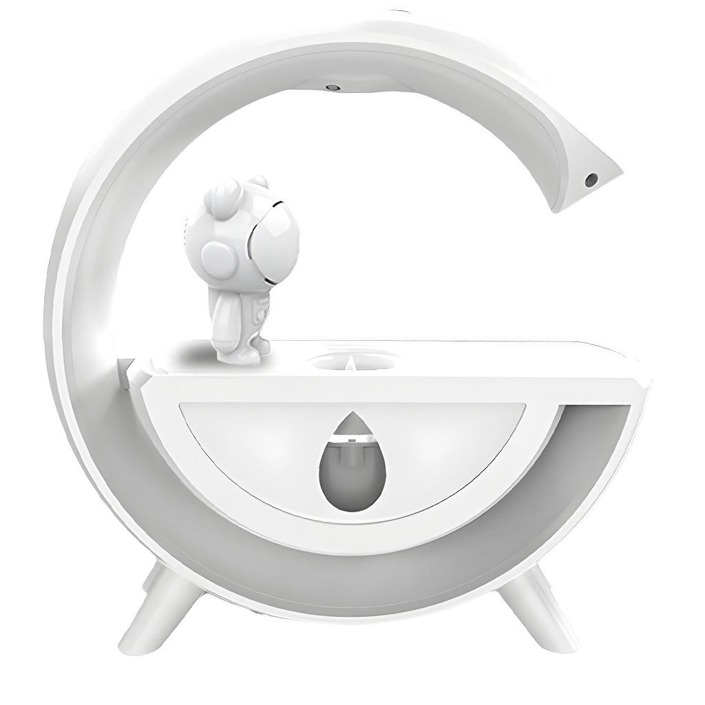 مكبر صوت ومرطب هواء بتقنية بلوتوث على شكل حرف - الصورة 2