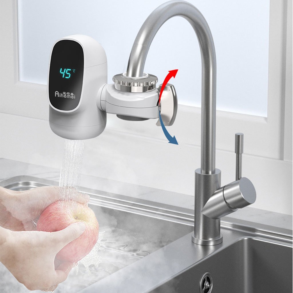 صنبور تسخين كهربائي سريع مزود بشاشة عرض رقمية - الصورة 2