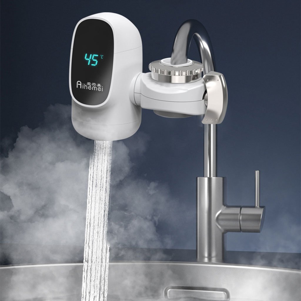 صنبور تسخين كهربائي سريع مزود بشاشة عرض رقمية - الصورة 3