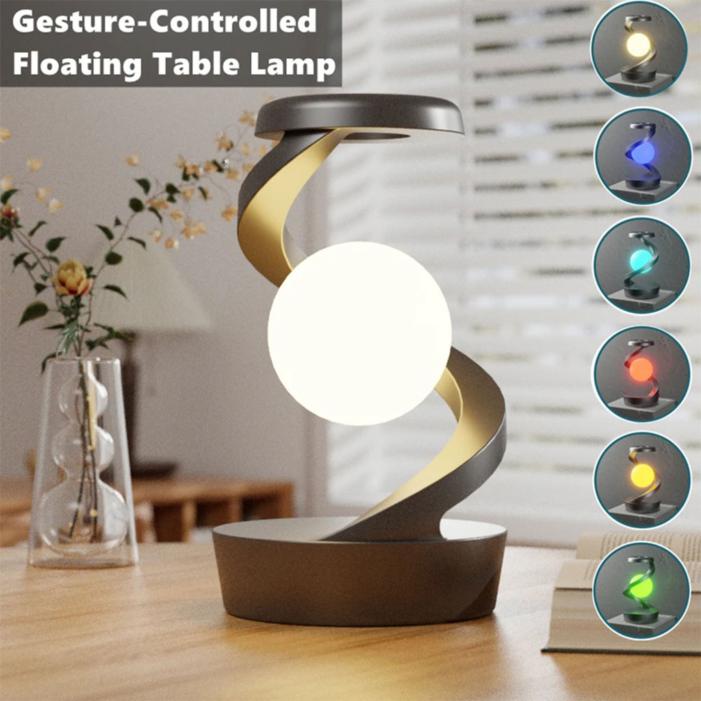 Lampe de Chevet en Spirale Design Moderne Lumière RGB – مصباح لاسلكي بأضواء متغيرة - الصورة 6