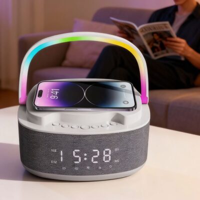 مكبر صوت بلوتوث محمول S301 مزود بإضاءة
