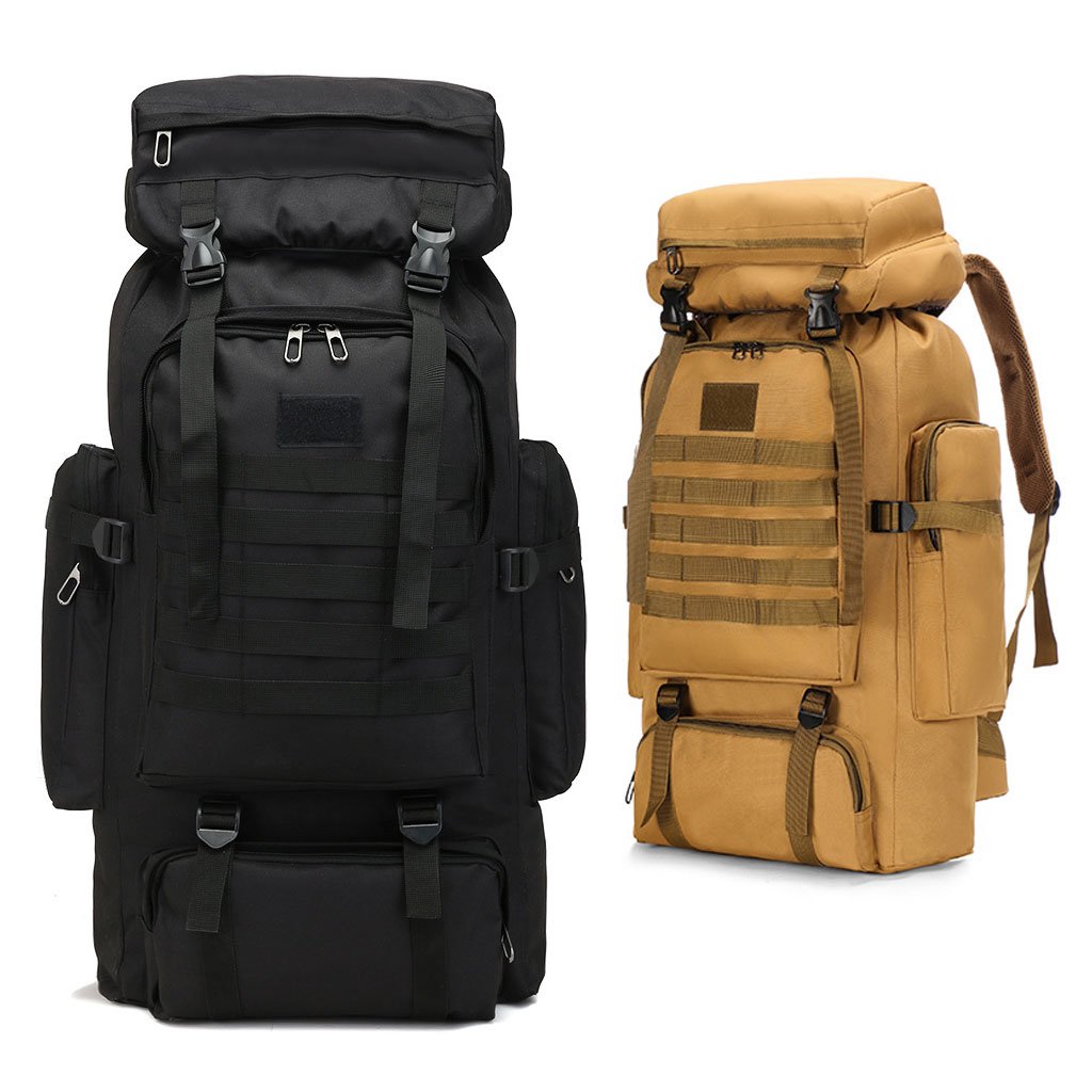 حقيبة ظهر 80L التكتيكية للمشي لمسافات طويلة