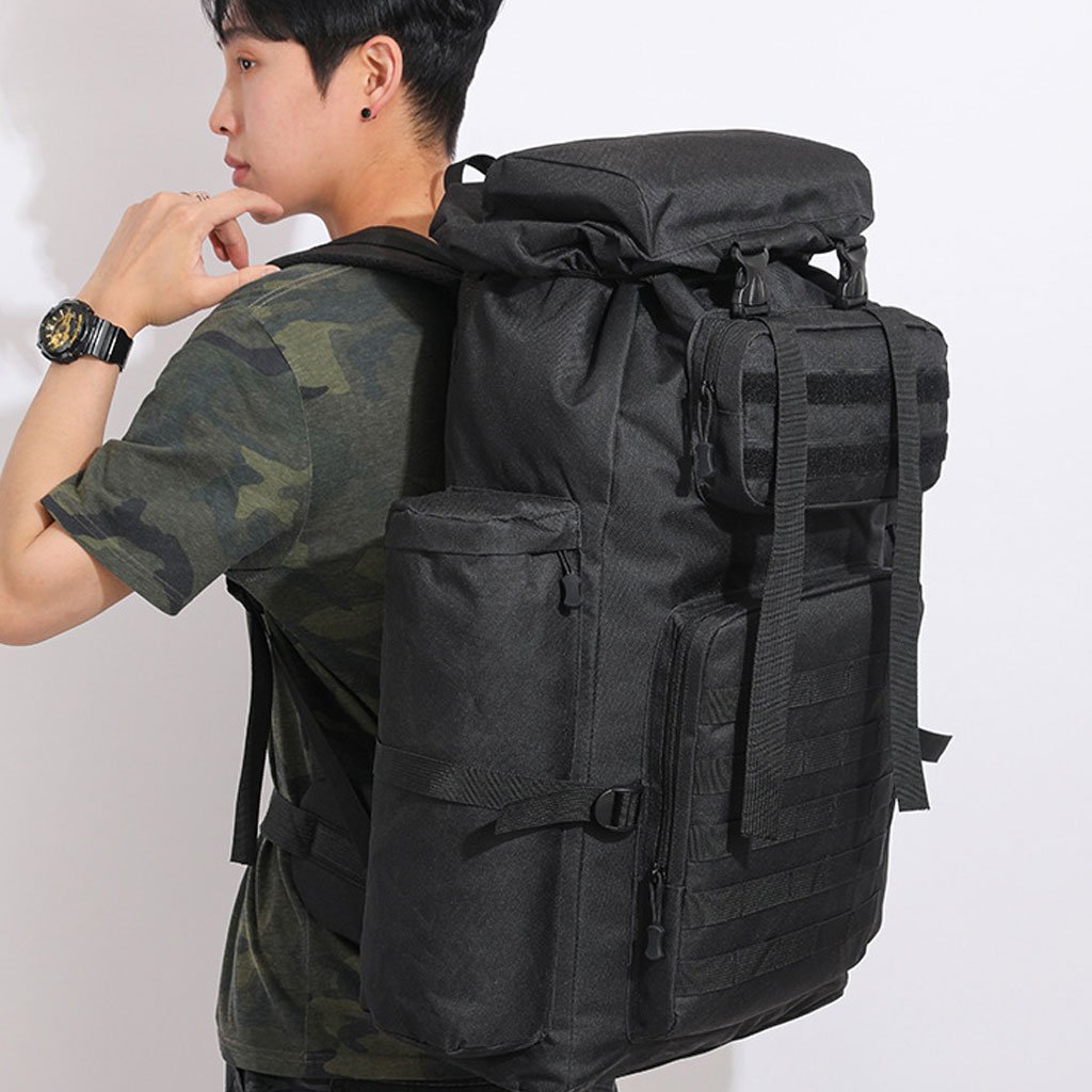 حقيبة ظهر تكتيكية للمشي لمسافات طويلة بسعة 100 لتر - الصورة 4