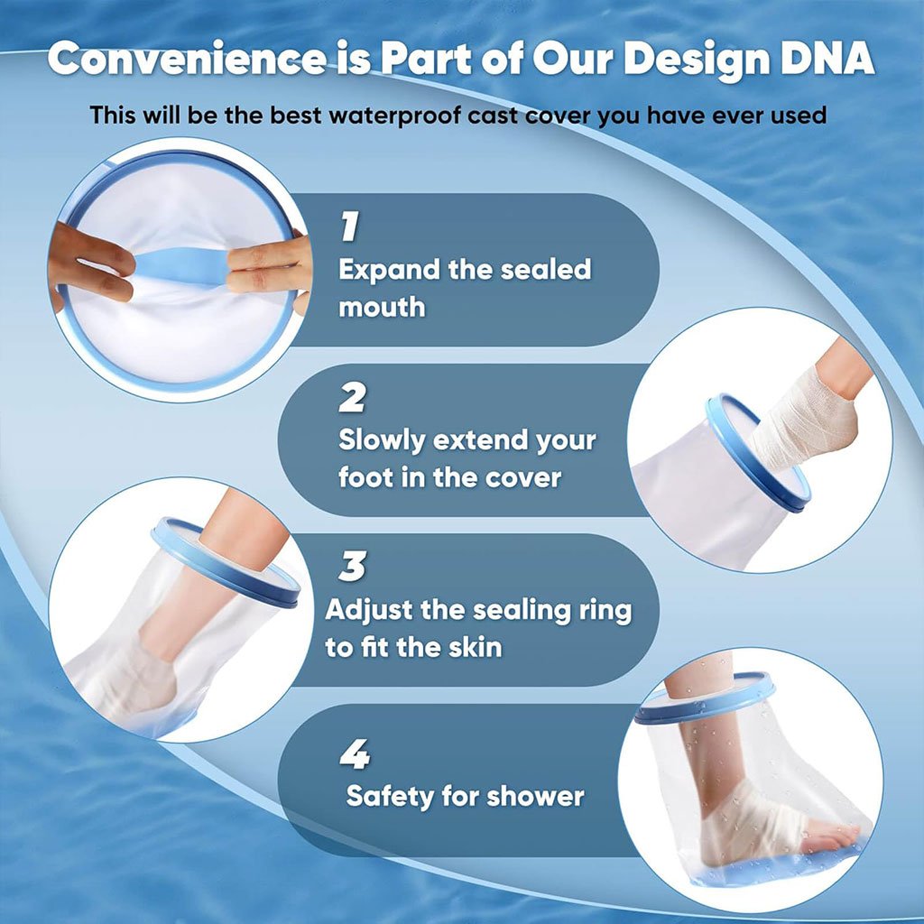 غطاء جبس مقاوم للماء للاستحمام - الصورة 6