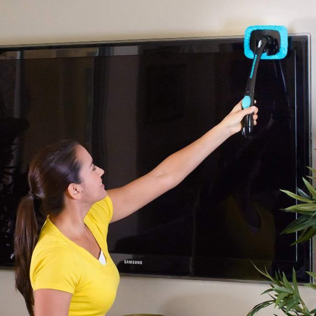 منظف النوافذ من الألياف الدقيقة من هوريكين مع بخاخ - الصورة 2