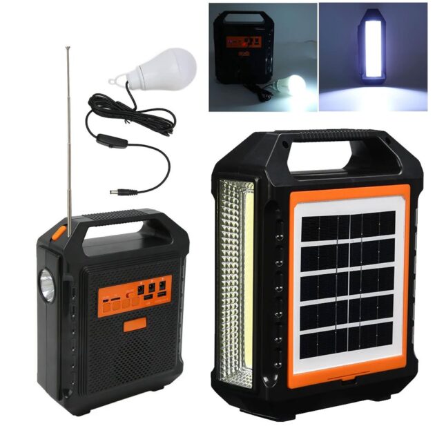 مكبر صوت بلوتوث يعمل...