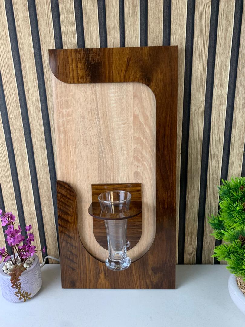 Panneau Mural Décoratif avec Éclairage LED Design Moderne en Bois V2 - الصورة 4