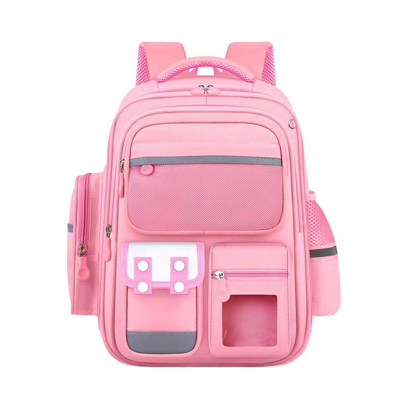 حقيبة ظهر وردية للمرحلة الابتدائية - الصورة 3