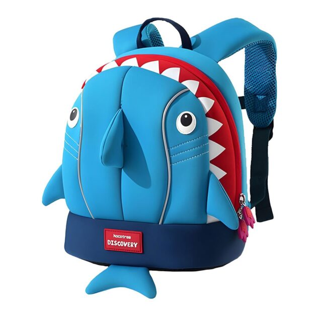 حقيبة ظهر بتصميم سمكة...