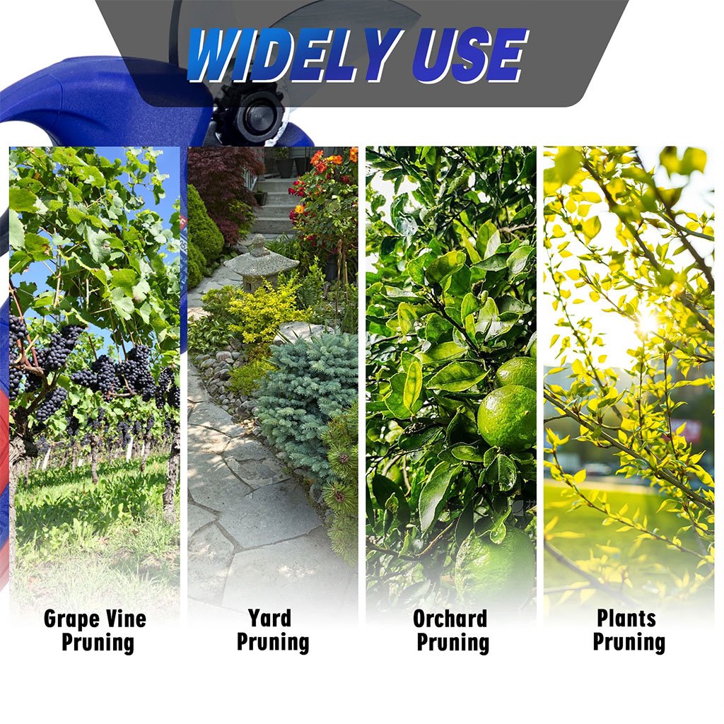 مقص تقليم كهربائي بقوة 25 فولت مع بطاريتين - الصورة 4