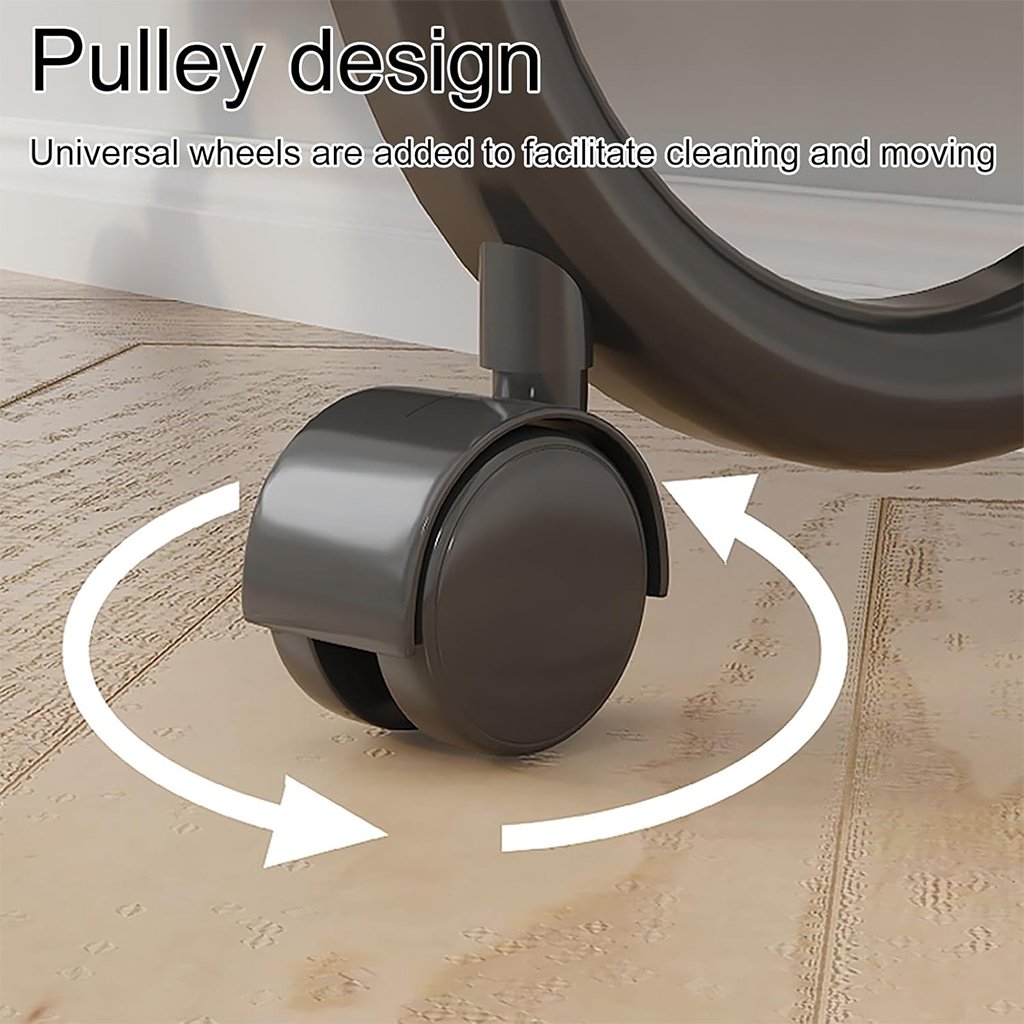 رف أحذية بتصميم صغير الحجم مزود بعجلات - الصورة 5