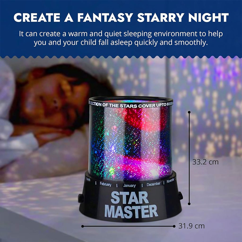 مصباح ليلي وجهاز عرض النجوم من سلسلة ستار ماستر - الصورة 6