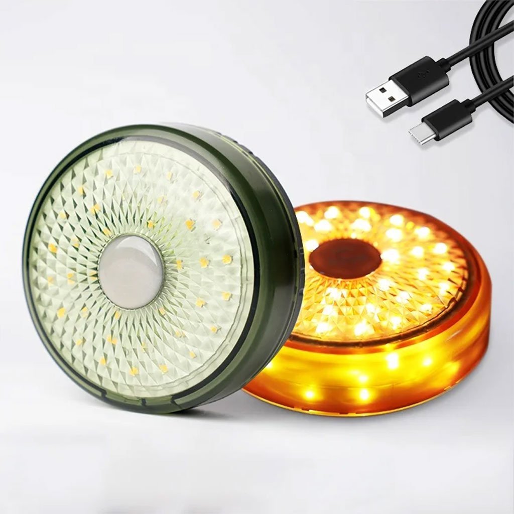 مصباح تخييم LED متعدد الوظائف مع شاحن - الصورة 3